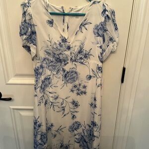 Calvin Klein Blue Floral Dress